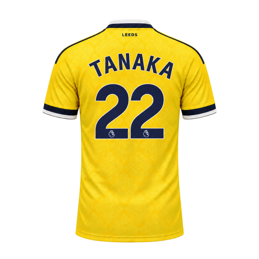 リーズ・ユナイテッド 2026/27 アウェイユニフォーム【全選手の公式ネーム・背番号付き】