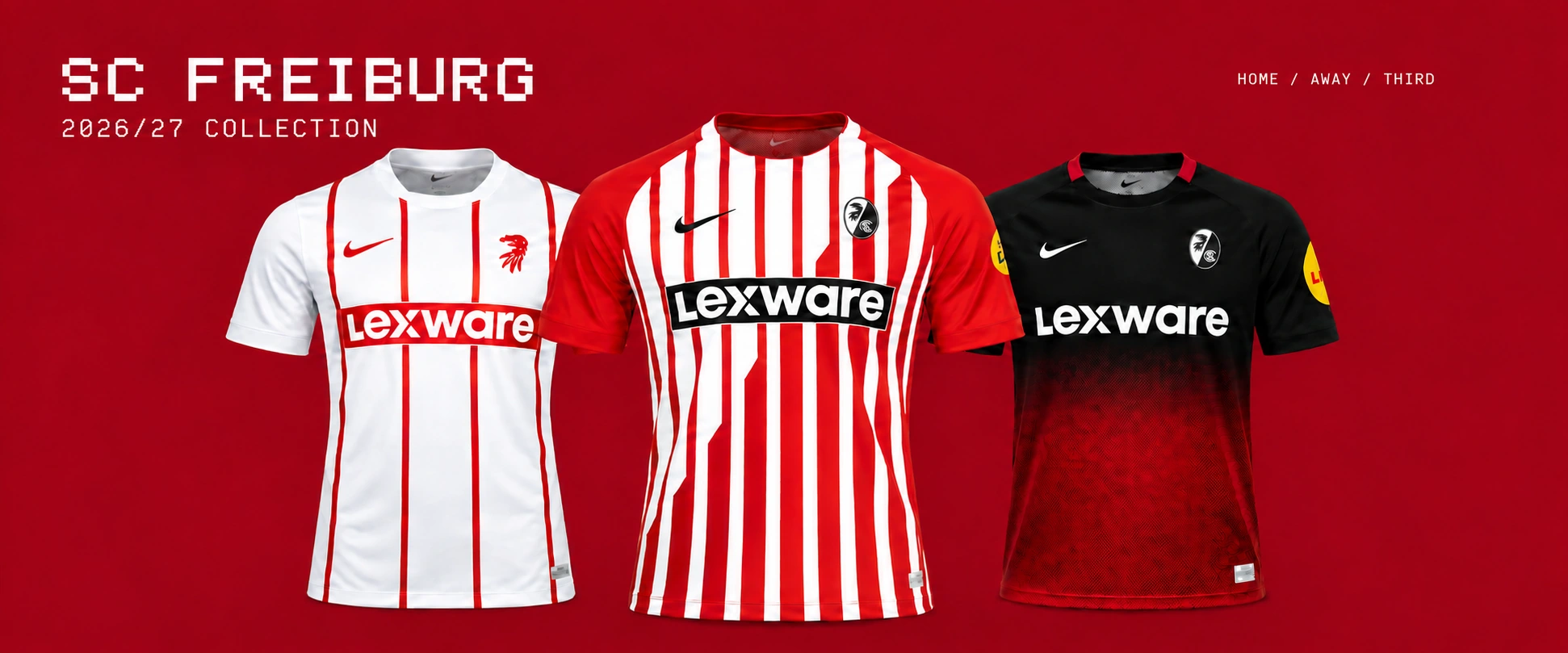 SC FREIBURG 2026/27 COLLECTION｜ホーム・アウェイ・サード